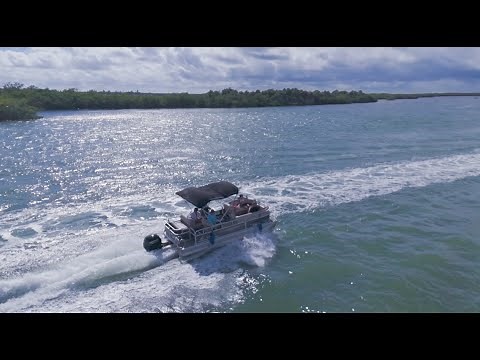 Relax & Explore: Pontoon Boat Fun with AA Naples Rental Boat
