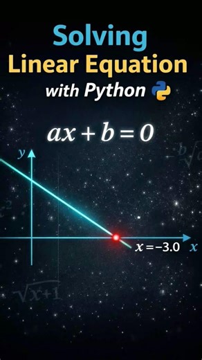 🔥 Solve Linear Equation with Python in Seconds! 🧠🐍