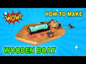 Electric Boat with DC Motor | How to Make a Mini Motor Boat at Home