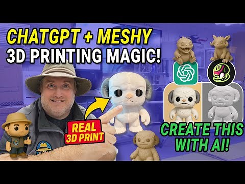 Everyone's Doing It: The EASIEST Way to Create Custom 3D Prints (ChatGPT + Meshy AI)