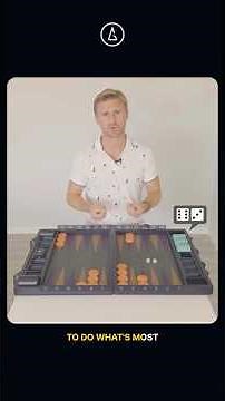 Learn how to think ahead in Backgammon following the short term vs long term strength.