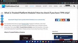 What is Trusted Platform Module? How to check if you have TPM chip?