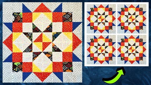 Easy Moda Love Quilt Block Tutorial
