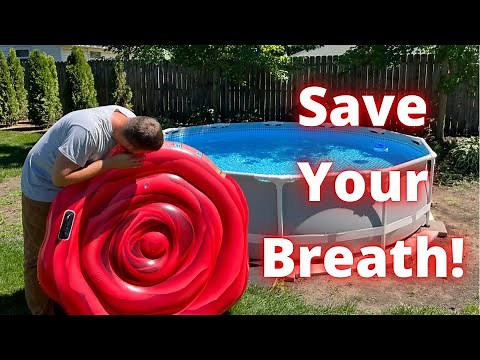 How to Easily Inflate Pool Floats
