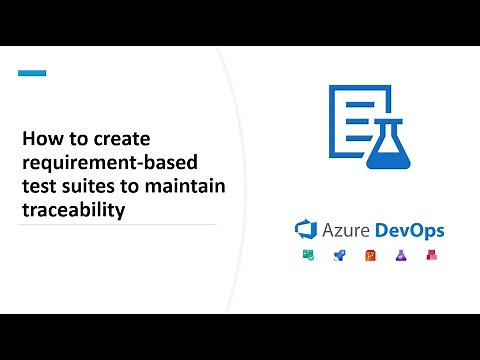 How to create requirement based test suites in Azure DevOps