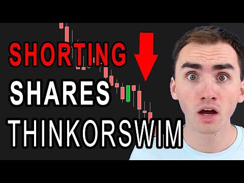 How to Short Sell in TDAmeritrades Thinkorswim - Thinkorswim Tutorial