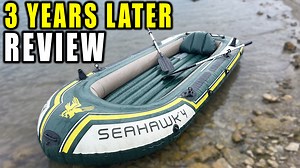 Watch Intex Seahawk 4 Raft Review 3 Years Later! on Amazon Live