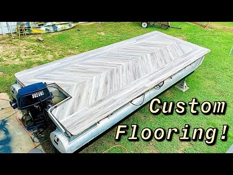 Installing Custom Flooring on my Pontoon Boat -Episode 3