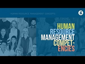 Human Resource Management Competencies