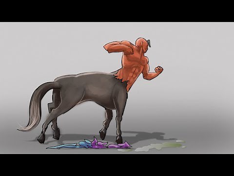 Centaur Transformation Animation