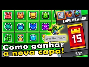 COMO JOGAR E CONSEGUIR A NOVA CAPA ESPECIAL DO MINECRAFT NO NOVO EVENTO!