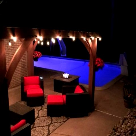 LED Pool Light Bulb for Inground Pool 120V 40W with Remote Control Color Memory Replacement for Pentair Hayward Pool Lights