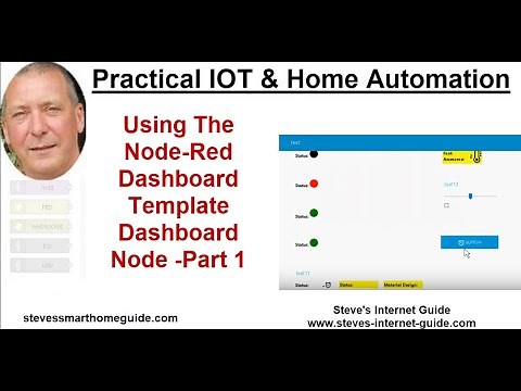Using The Node-Red Template UI Node or Widget