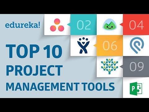 Top 10 Project Management Tools in 2024 | PMP Tools and Techniques | PMP® Training Videos | Edureka