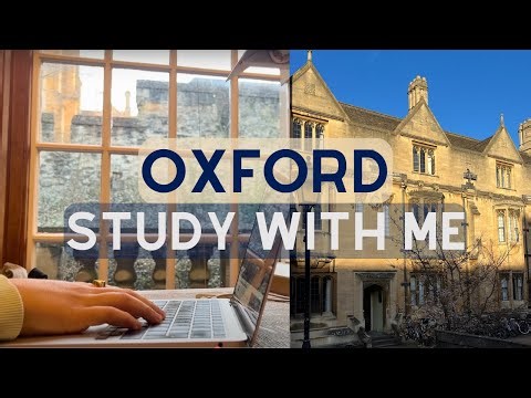 1.5-HOUR STUDY WITH ME (NO BREAKS) | New College | University of Oxford | Library Sounds