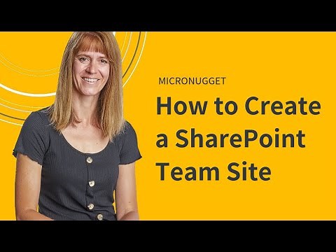 How to Create a SharePoint Team Site