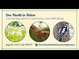 One Health in Action: Connecting Nature, Communities, and Well-Being