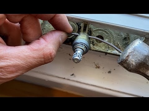 Window Crank Repair Trick (for cranks that slip out when closing a window)