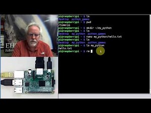 Raspberry Pi Linux LESSON 24: Running Python on the Raspberry Pi