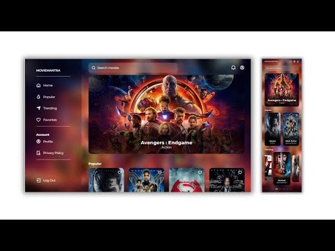 How to Make a Responsive Modern Movies Website | Html CSS JS Beginners To Advanced Full Tutorial