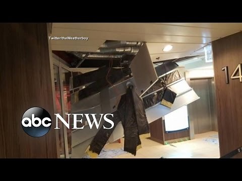 Bahamas-Bound Cruise Ship Caught in Hurricane-Force Winds