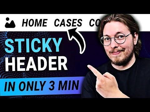 Create a Sticky Header Only Using CSS | HTML & CSS Quick Tips | HTML & CSS Sticky Header