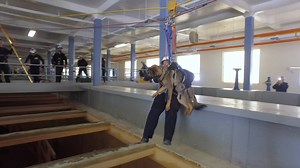 MN Task Force 1 practiced rope rescue drills with several K-9 officers and their handlers during a recent training at a water treatment plant in Maplewood. The Edina Fire Department is one of the five members of MN Task Force 1, and is administrated by Edina Paramedic/Firefighter Pete Knaeble. | City of Edina, MN (Local Government)