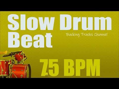 Slow Drum Beat - 75 bpm