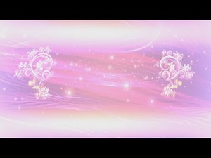 4K Pink Floral Thread of Lights Title Intro Motion Background