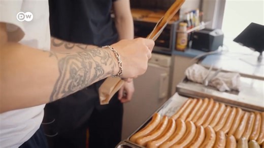 Why Danes love their hot dogs 🌭 It's red, served quickly, and gives you strong sensations — it's the Danish hotdog! In Copenhagen, street-food symbolizes nostalgia, pride, and an entire food culture. Have you had one before? #dweuromaxx | DW Euromaxx