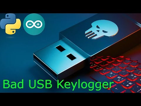 Bad USB Keylogger with Python and Arduino (Attiny85)