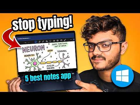 Top 5 Best Handwritten Note Taking Apps for Windows PC 2025 💻🔥