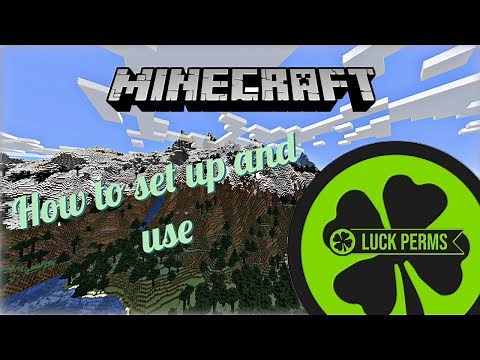 How to set up RANKS & PERMISSIONS using LuckPerms - Minecraft Plugin Tutorial