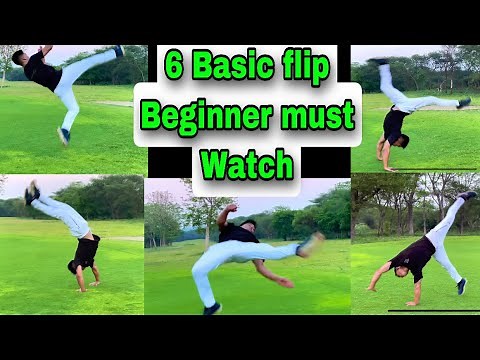 6 basic flip learn at home | how to start flipping |