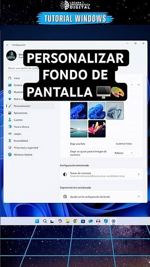 Cómo personalizar el fondo de pantalla en Windows 11 | #Tutorial #windows #wallpaperengine #pcgaming