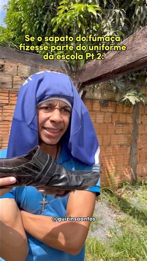 Se o sapato do fumaça fizesse parte do uniforme Pt 2: 🤣 #humor #shorts #escola