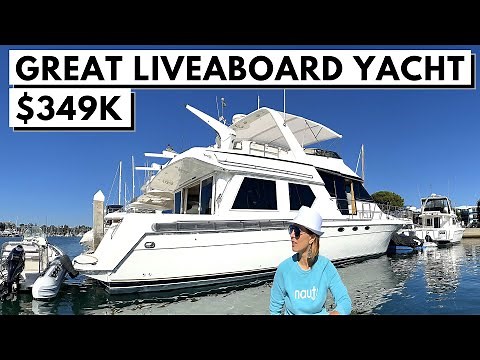 $349,000 1997 NAVIGATOR 5600 SUNDANCE Power Motor Yacht Tour / Liveaboard Boat