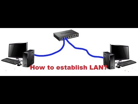 How to Share Internet Over a Wired LAN Network. ) #Networking, #LAN