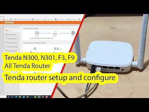 How to setup and configure tenda wireless router step by step