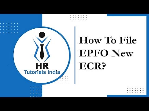 EPFO Re-Engineered ECR | New PF Challan Process 2025 | HR Tutorials India | New ECR System | #epfo