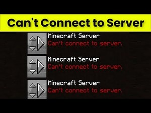 Minecraft - Can't Connect To Server - 2022 - Fix