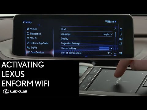 Lexus How-To: RX 350 Activating Lexus Enform WIFI Trial | Lexus
