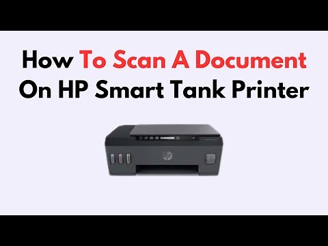 How to Scan a Document on HP Smart Tank Printer (Step-by-Step Guide Using HP Smart App & Scanner)