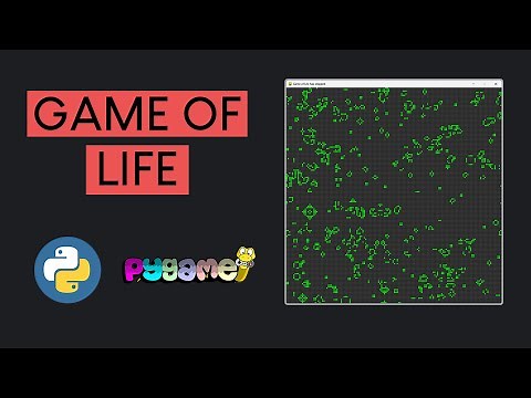 Conway's Game of Life tutorial in Python & Pygame - OOP