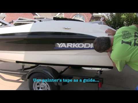 Boat Vinyl Decal Installation Tutorial
