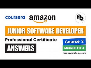 Programming with Java Answers || Amazon Junior Software Developer