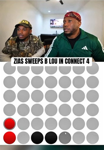 Zias Sweeps BLou in Connect 4