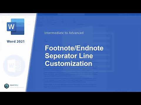 #68 Footnote/Endnote Separator Line Customization