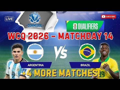 2026 World Cup Qualifiers – CONMEBOL Round 14 Match Schedule | March 26, 2025