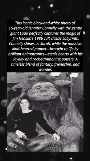 Jennifer Connelly & Ludo: Heartwarming Magic from Labyrinth (1986)
